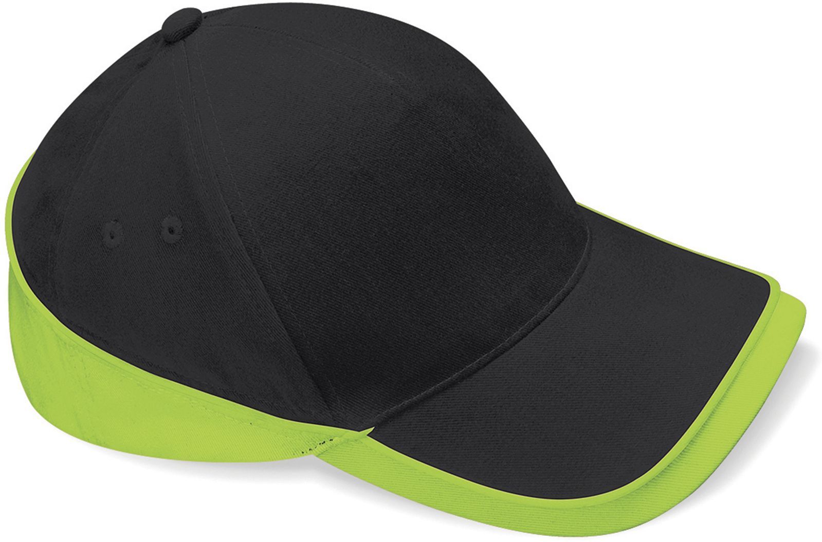 Καπέλο Teamwear Beechfield B171 Black/Lime Green
