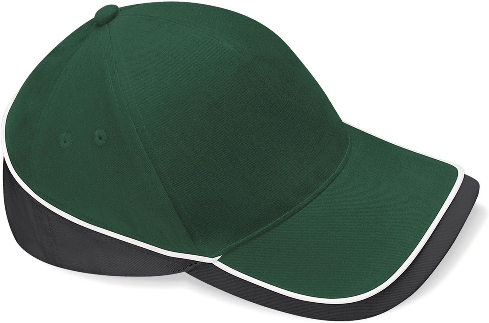 Καπέλο Teamwear Beechfield B171 Bottle Green/Black/Whit