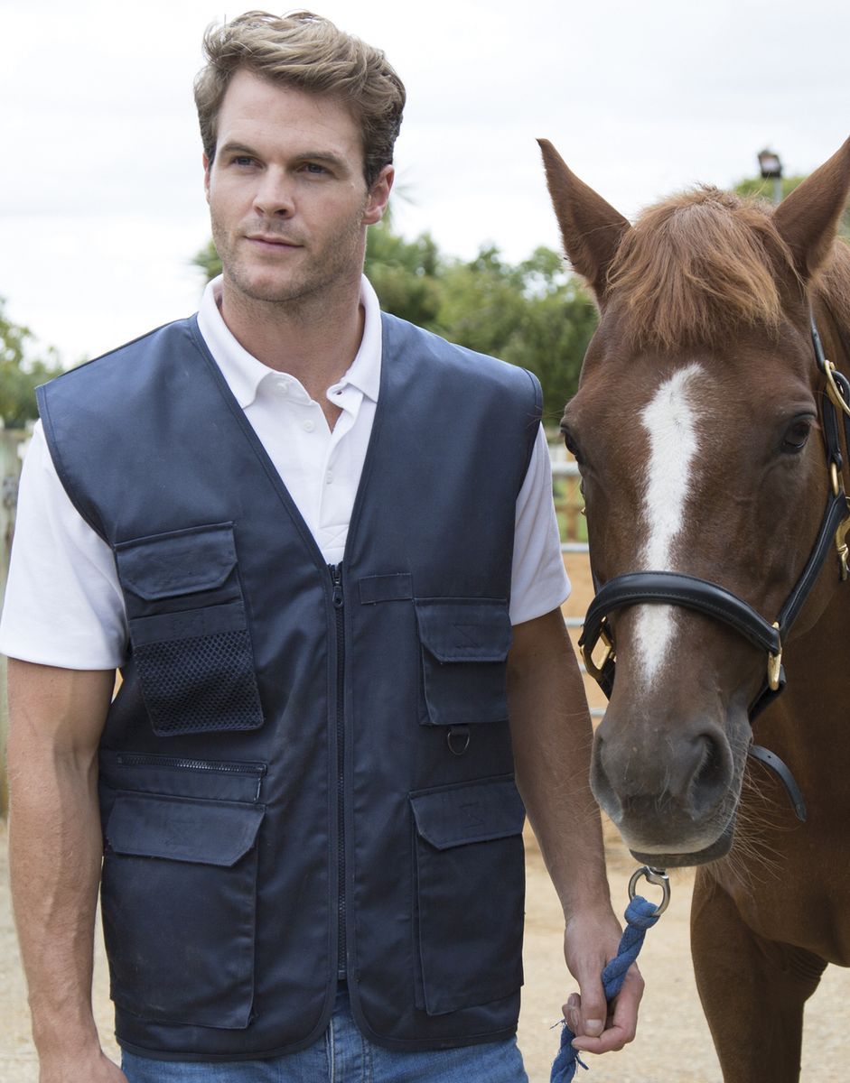 Αμάνικο Safari Photographic Vest Result R045X Midnight Navy