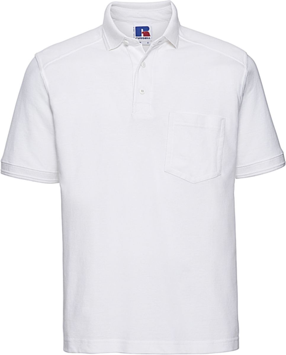 Polo εργασίας Russell R-011M-0 White