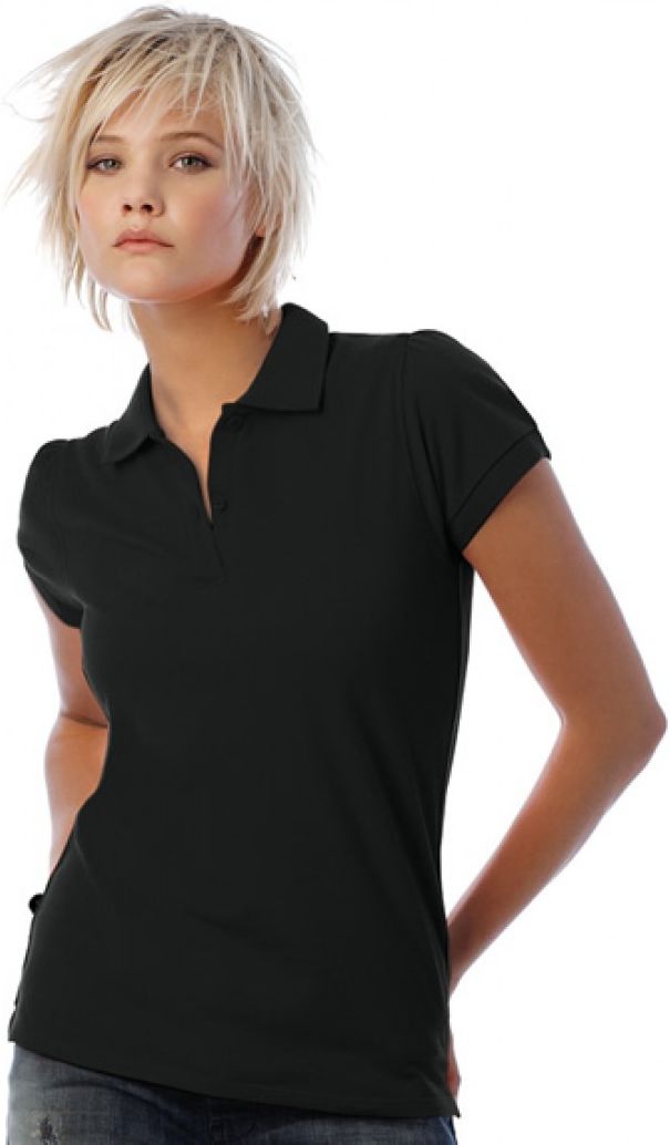 Heavymill Polo Ladies B & C Heavymill Women Black