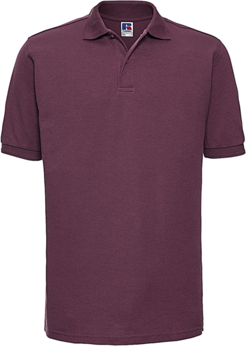 Hard Wearing Polo Shirt Russell R-599M-0 Burgundy