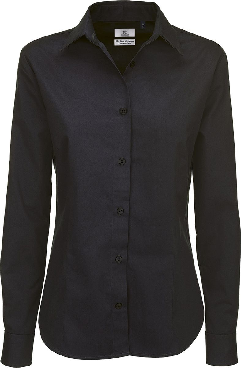 Γυναικείο πουκάμισο B & C Sharp LSL Women Black