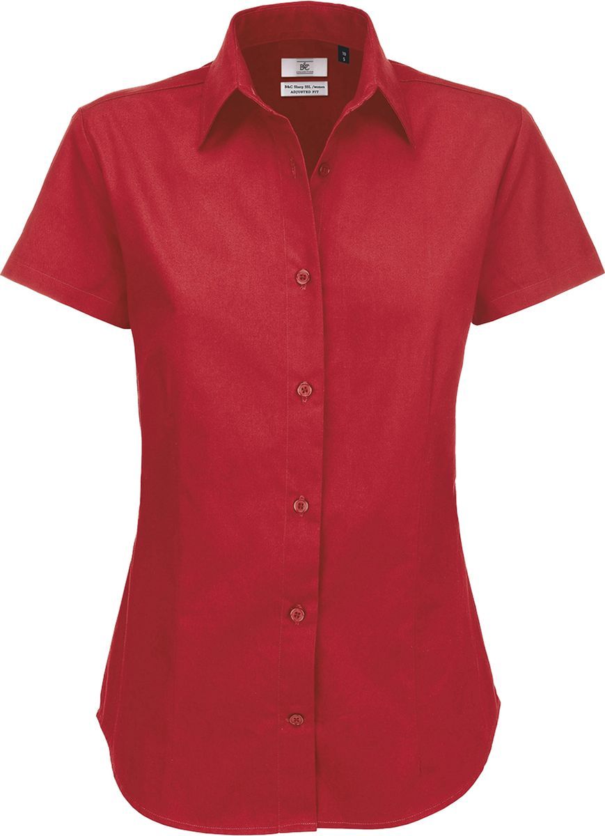 Γυναικείο πουκάμισο B & C Sharp SSL Women Deep Red