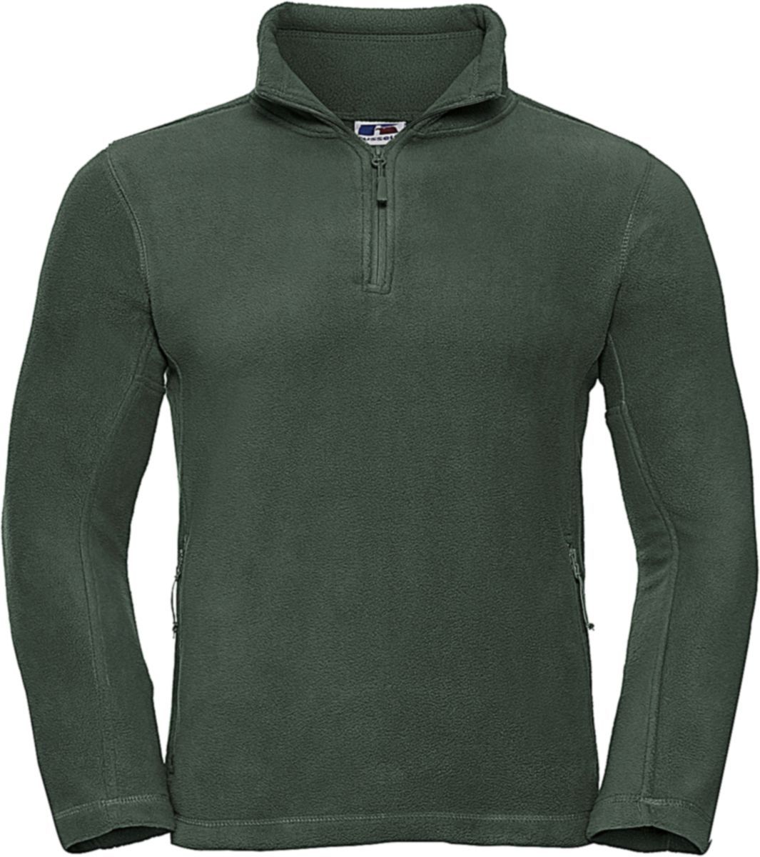 Adults Quarter Zip Outdoor Fleece Russell R-874M-0 Bott