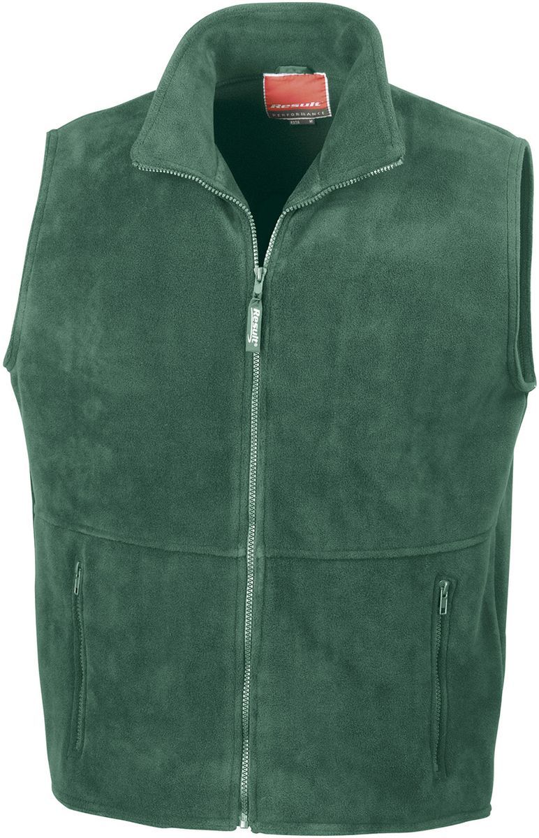 Fleece Bodywarmer Result R037X Forest Green 188247