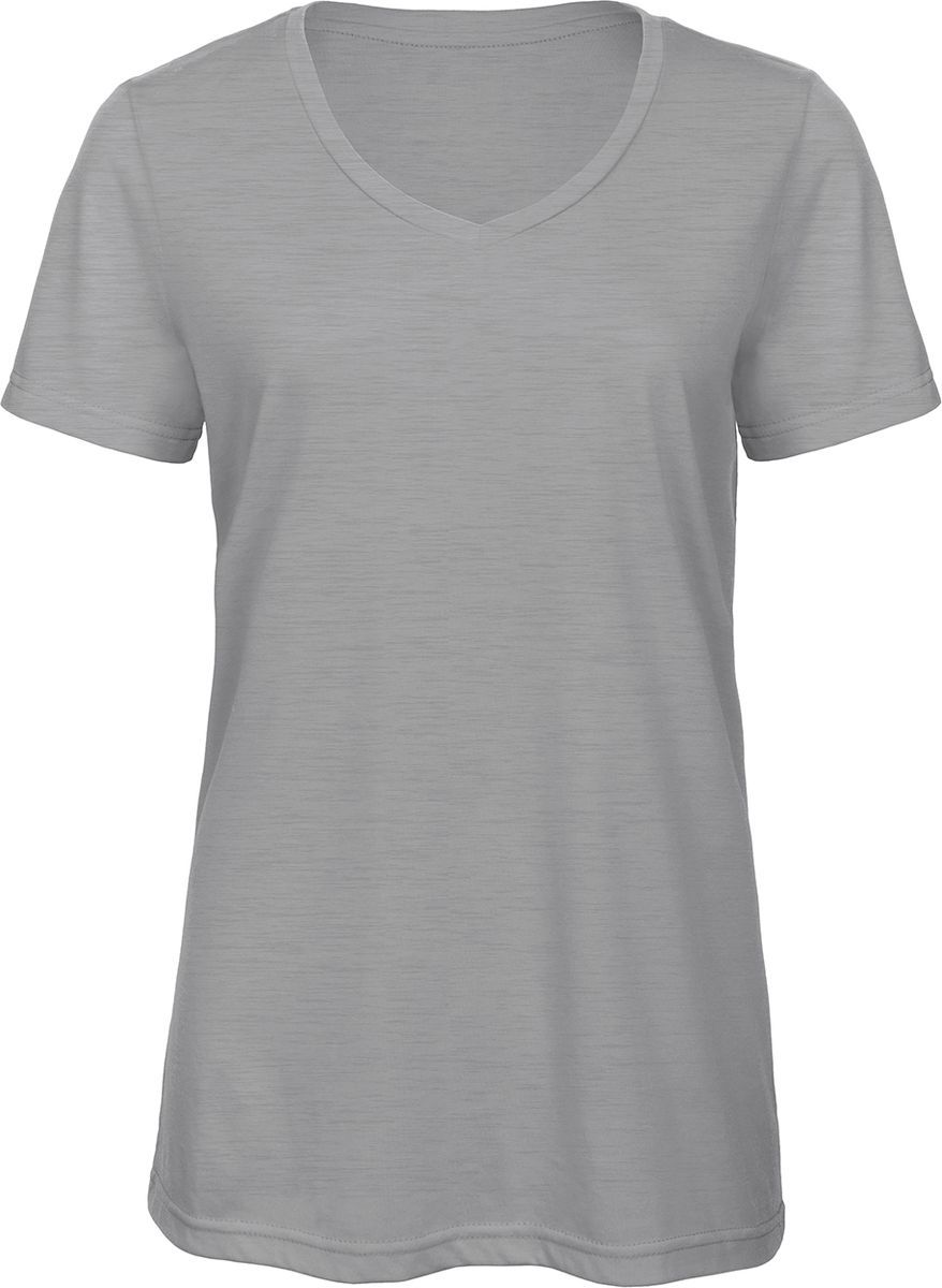 Γυναικείο T-Shirt Triblend με V λαιμόκοψη TW058 B&C Tri