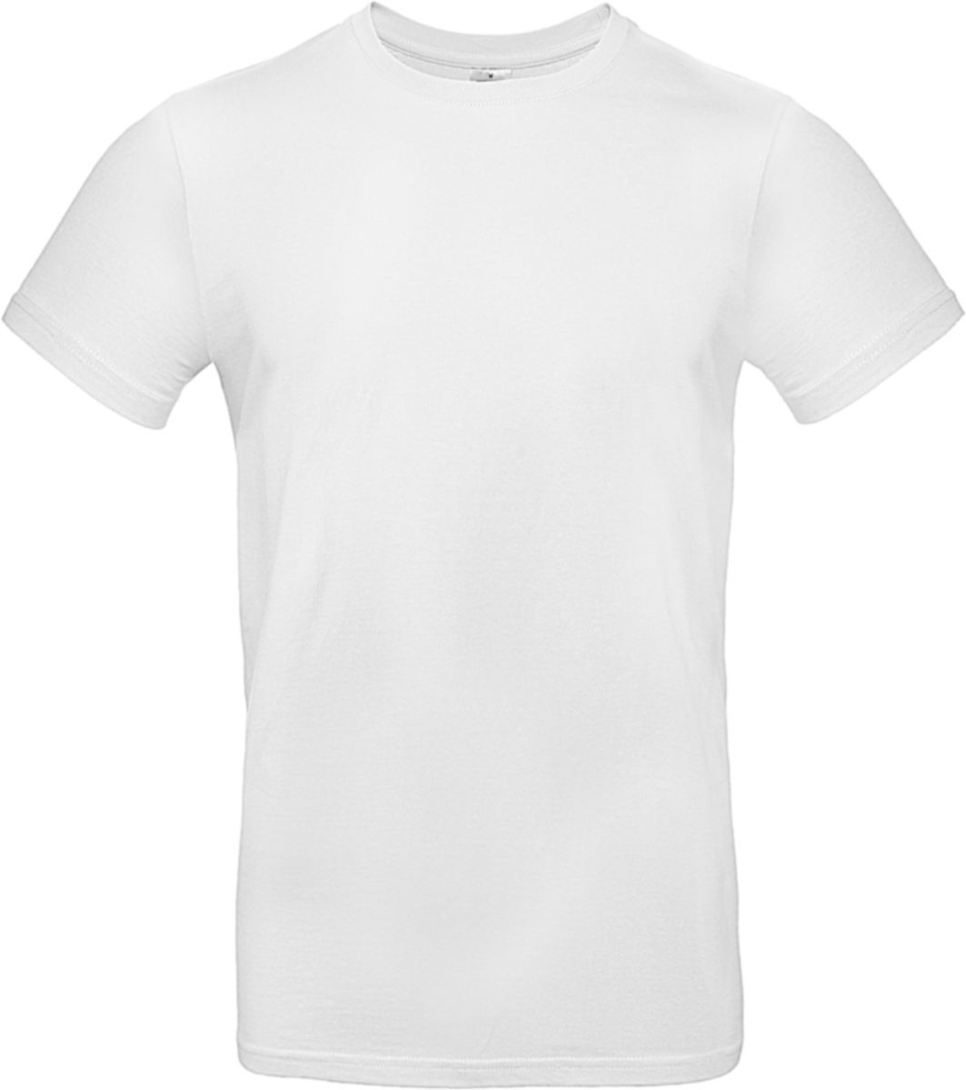 T Shirt E190 B & C TU03T White