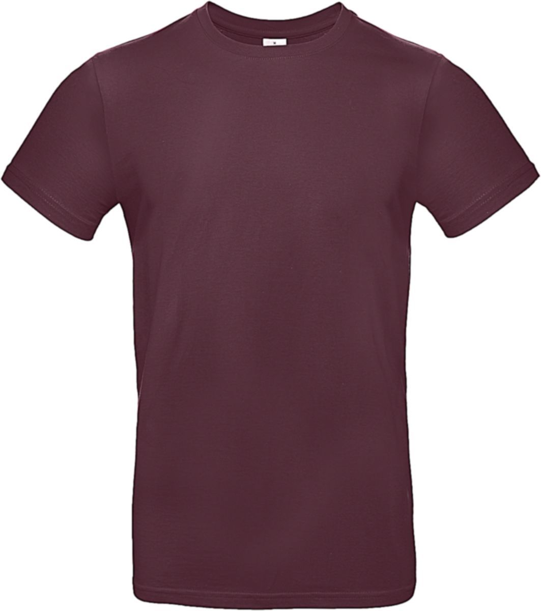 T Shirt E190 B & C TU03T Burgundy