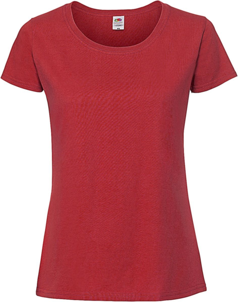 Γυναικειο Μπλουζακι Ringspun Premium T Fruit of the Loom 61-424-0 Red
