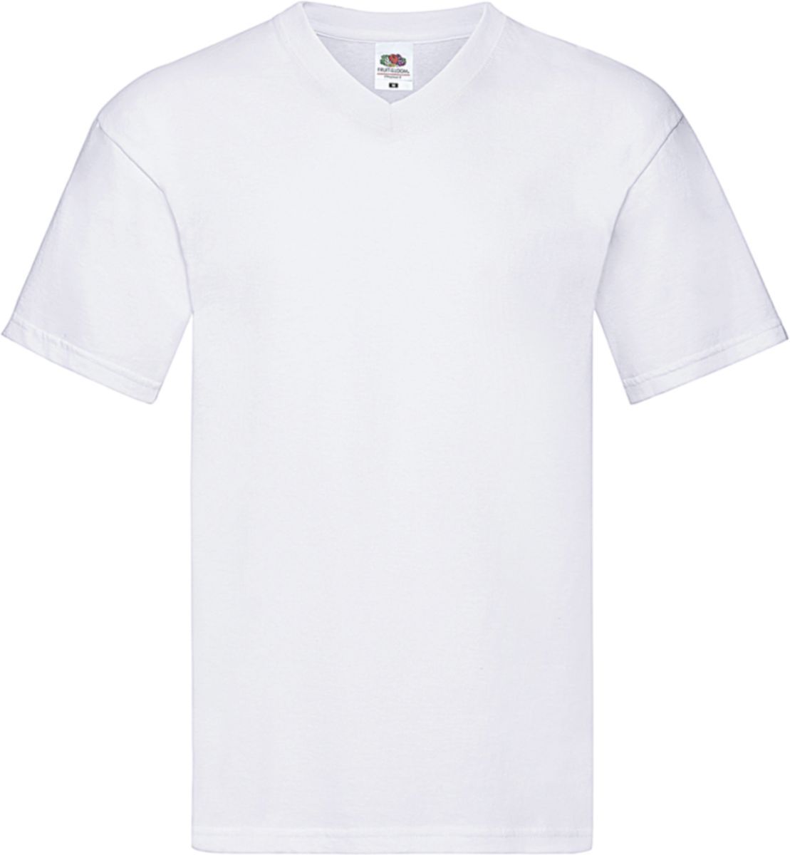 Ανδρικο T Shirt Original V-Neck Fruit of the Loom 61-426-0 White