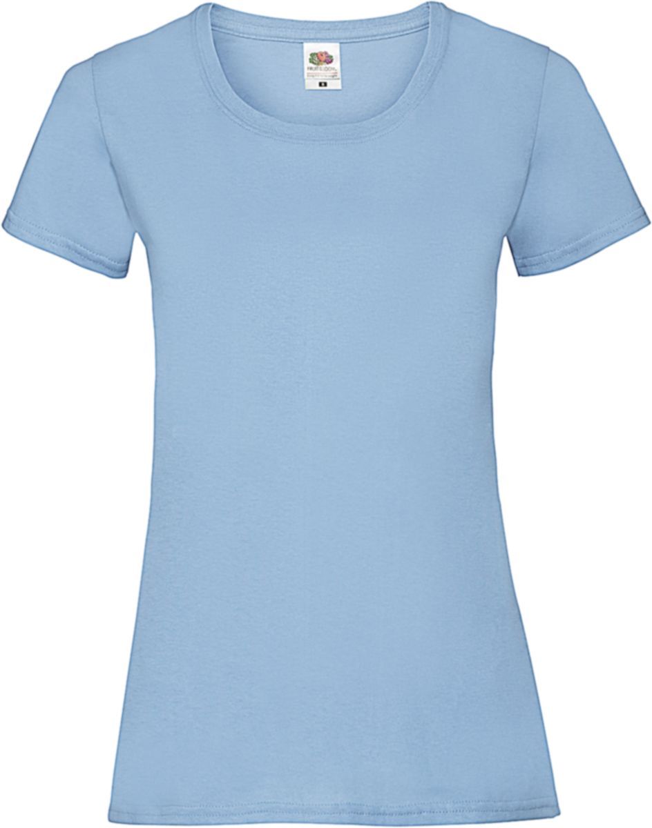 Lady-Fit Valueweight T Fruit of the Loom 61-372-0 Sky Blue 193278