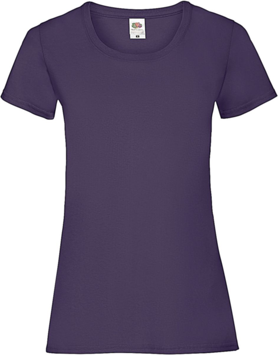 Lady-Fit Valueweight T Fruit of the Loom 61-372-0 Purpl