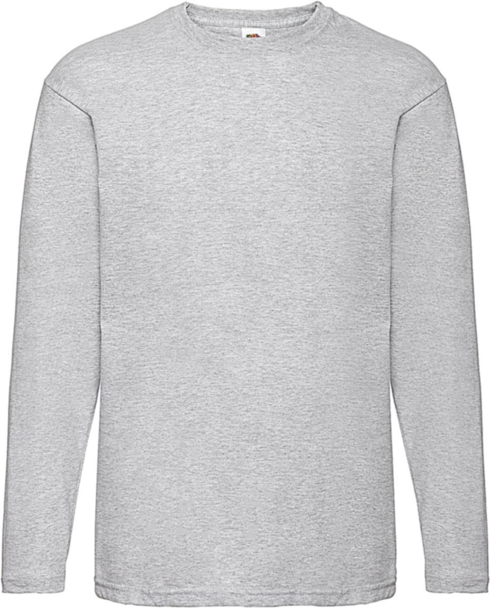 Ανδρικό μακρυμανικό Value Weight Fruit of the Loom 61-038-0 Heather Grey 195945