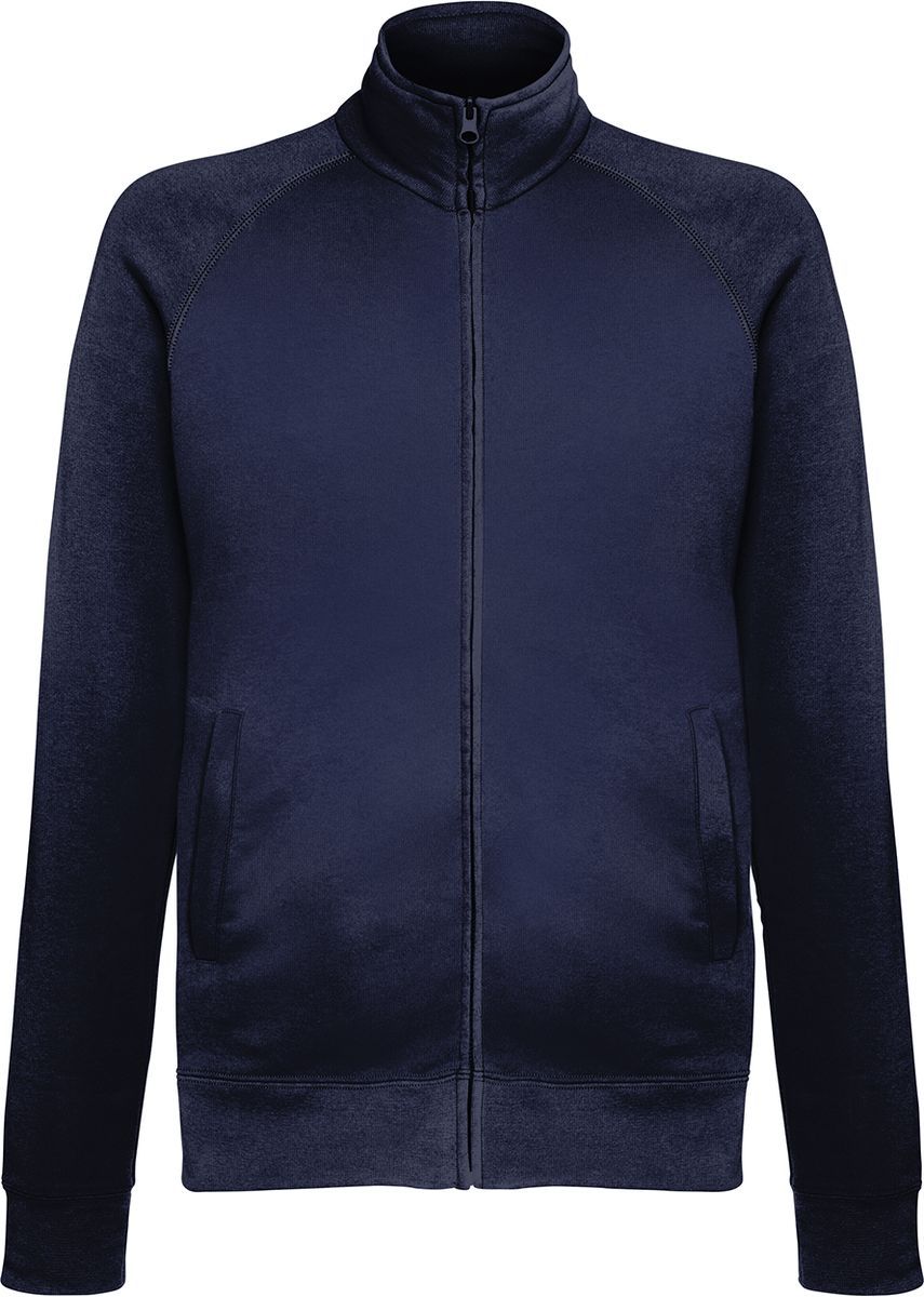 Lightweight Sweat Jacket Fruit of the Loom 62-160-0 Deep Navy 186387