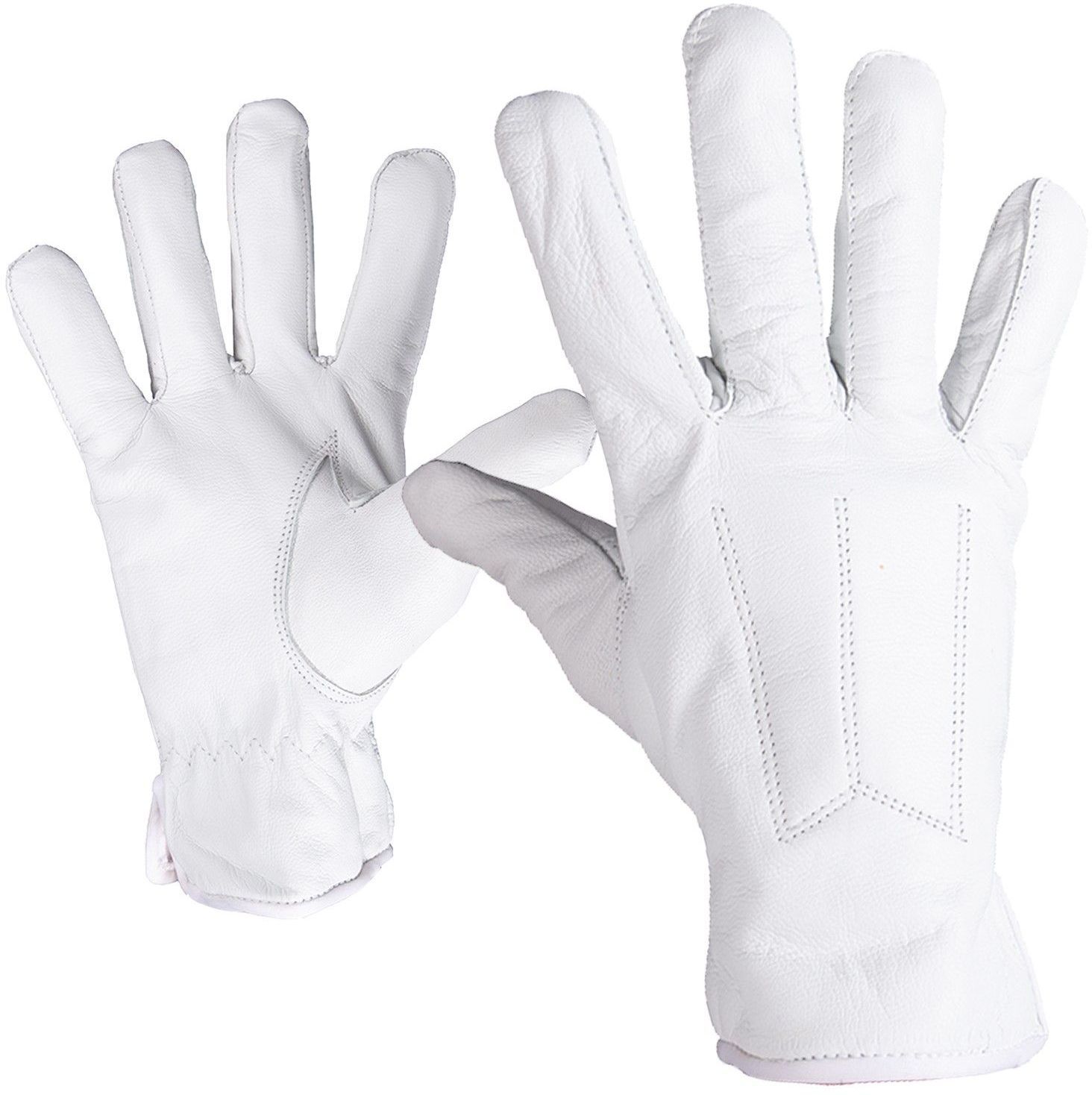 Ανδρικά δερμάτινα γάντια SONORA Stenso White
