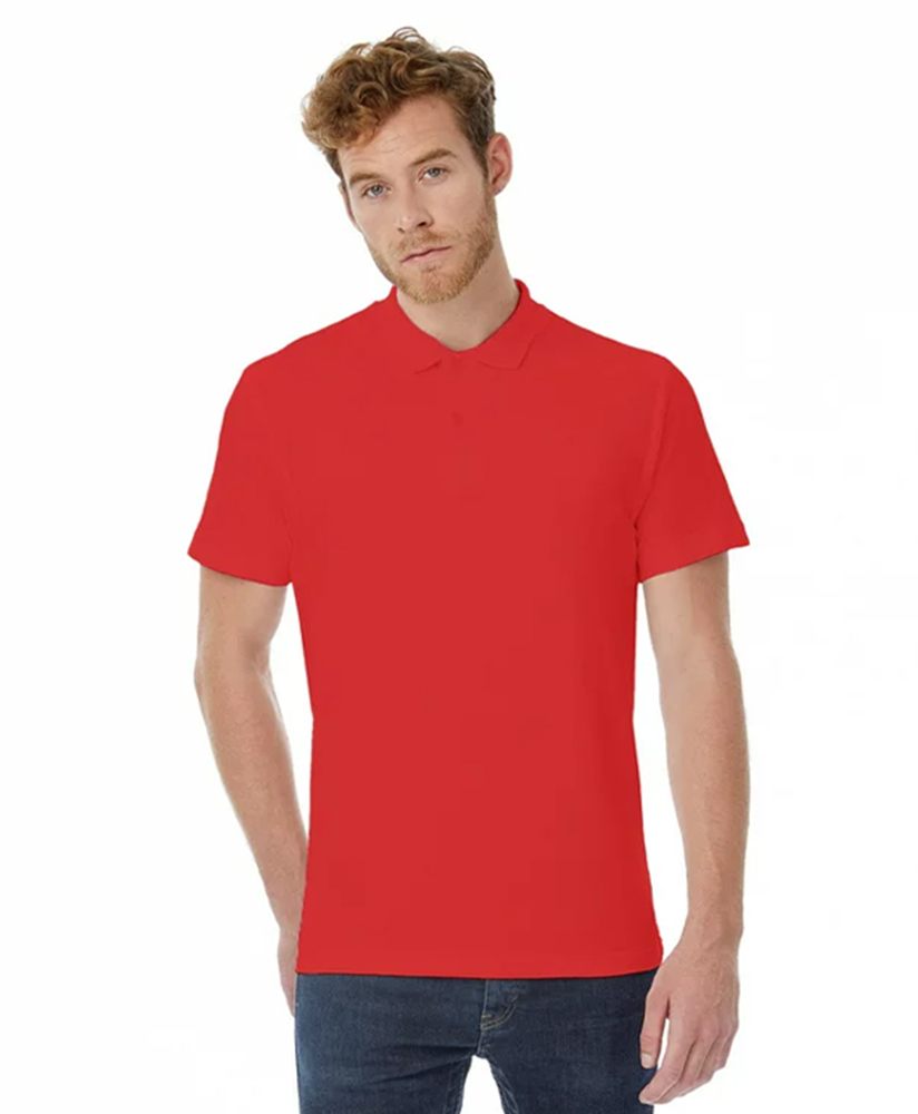 Ανδρική μπλούζα Polo Pique B & C ID.001 Red