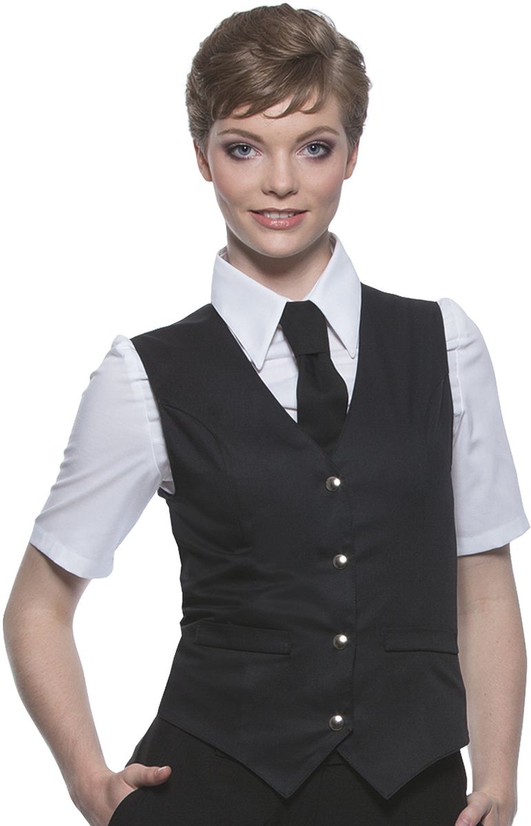 Γιλεκο Σερβιτορας Waistcoat Lena Karlowsky WF 2 Black