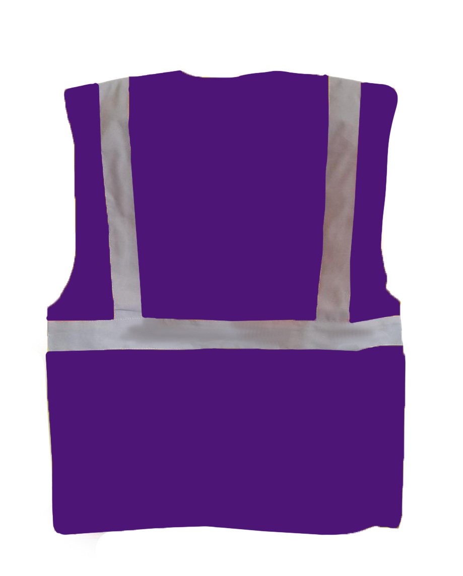 Γιλέκο με Ανακλαστικές Ταινίες Yoko Hvw801 Purple Ρούχα Εργασίας Ανακλαστικά Γιλέκα