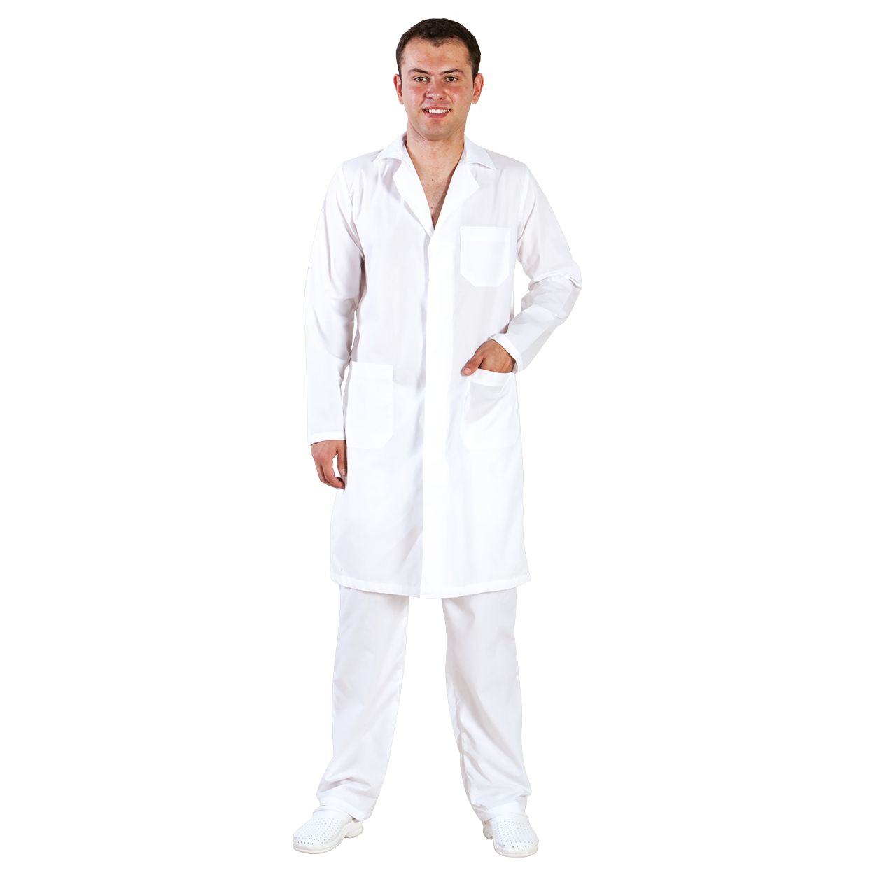 Ανδρικά ρούχα Blooza - ΣΗΜΑΝΤΙΚΟ: Σε περίπτωση διαφοράς τιμής από το κατάστημα ισχύει παντα και μόνο η τιμή του καταστήματος Αντρική Ιατρική ποδιά M5 BEUNIQUE 20701001 White