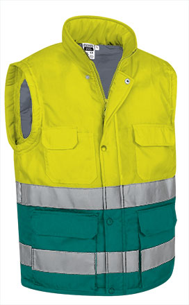 Γιλέκο Hi-Vis BERGEN Valento Fluo Yellow-Amazon Green