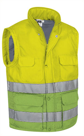 Γιλέκο Hi-Vis BERGEN Valento Fluo Yellow-Apple Green