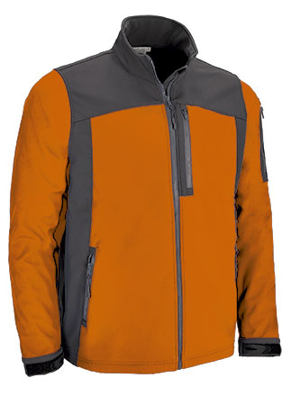 Μπουφάν Softshell ATHABASCA Valento Party Orange-Charco