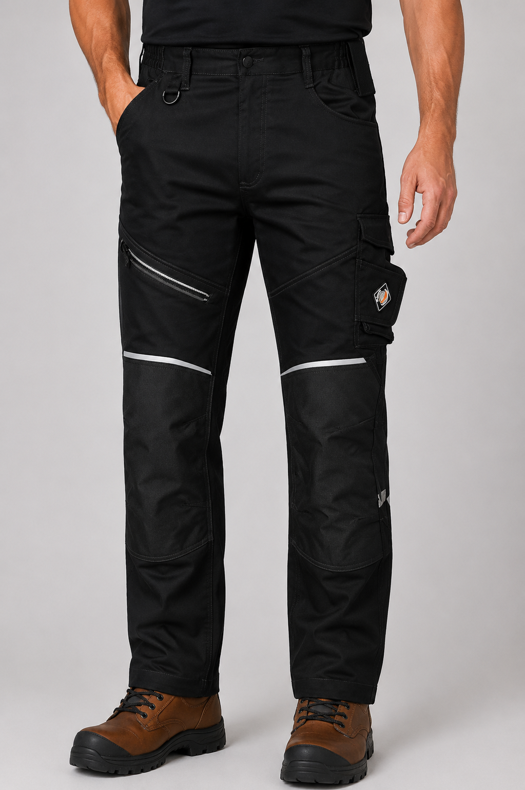 Παντελόνι εργασίας REVOLT 4STRETCH Stenso Black/Grey
