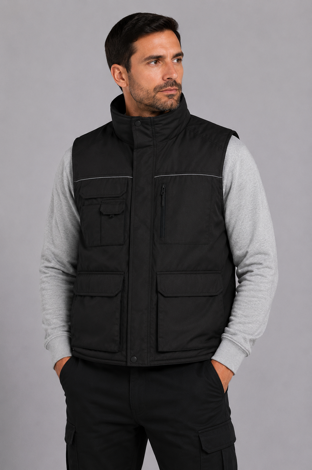 Αμάνικο Workwear Bodywarmer B & C Expert Pro Black