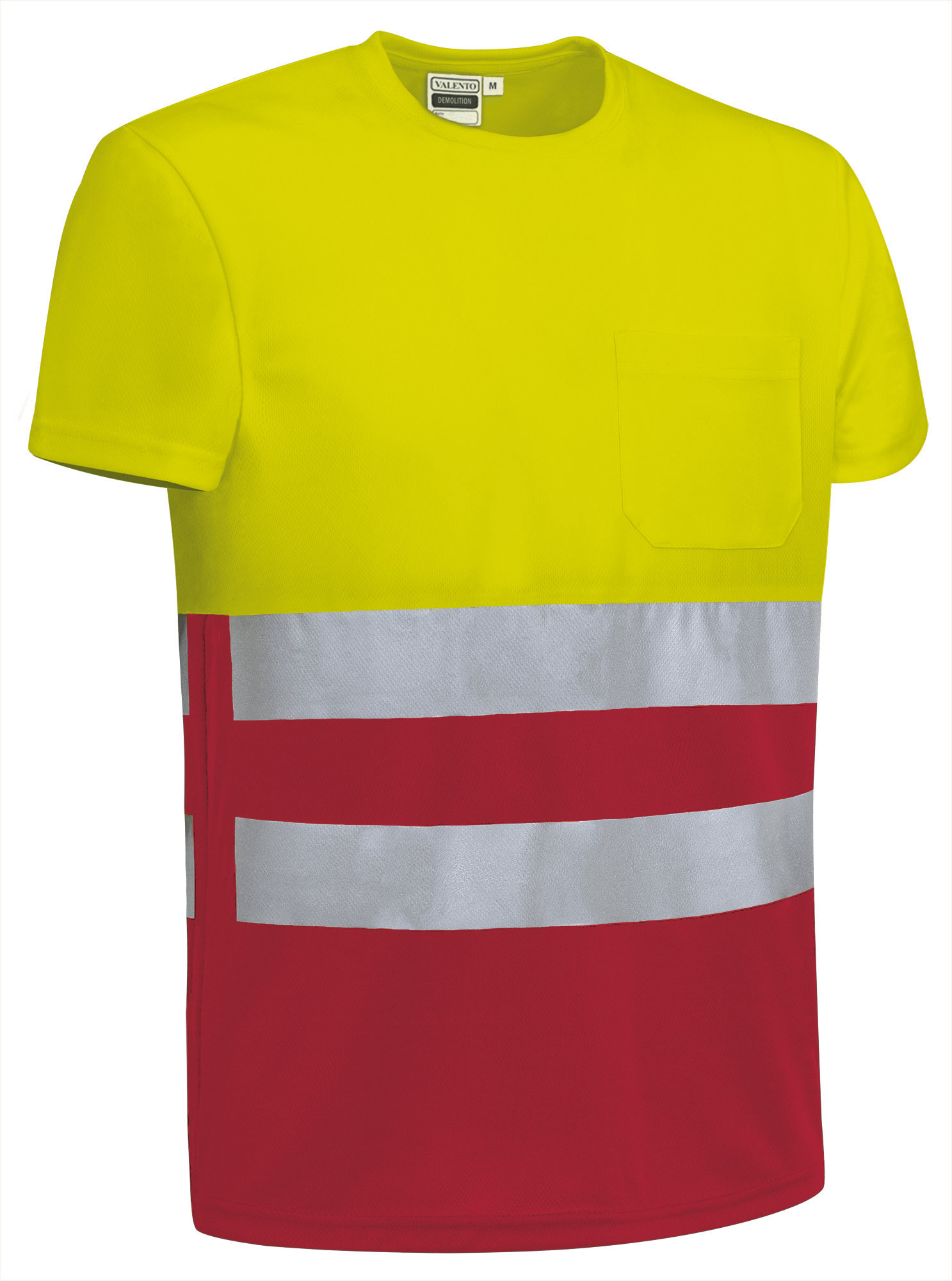 T-Shirt Υψηλής Ορατότητας DEMOLITION Valento Fluo Yello