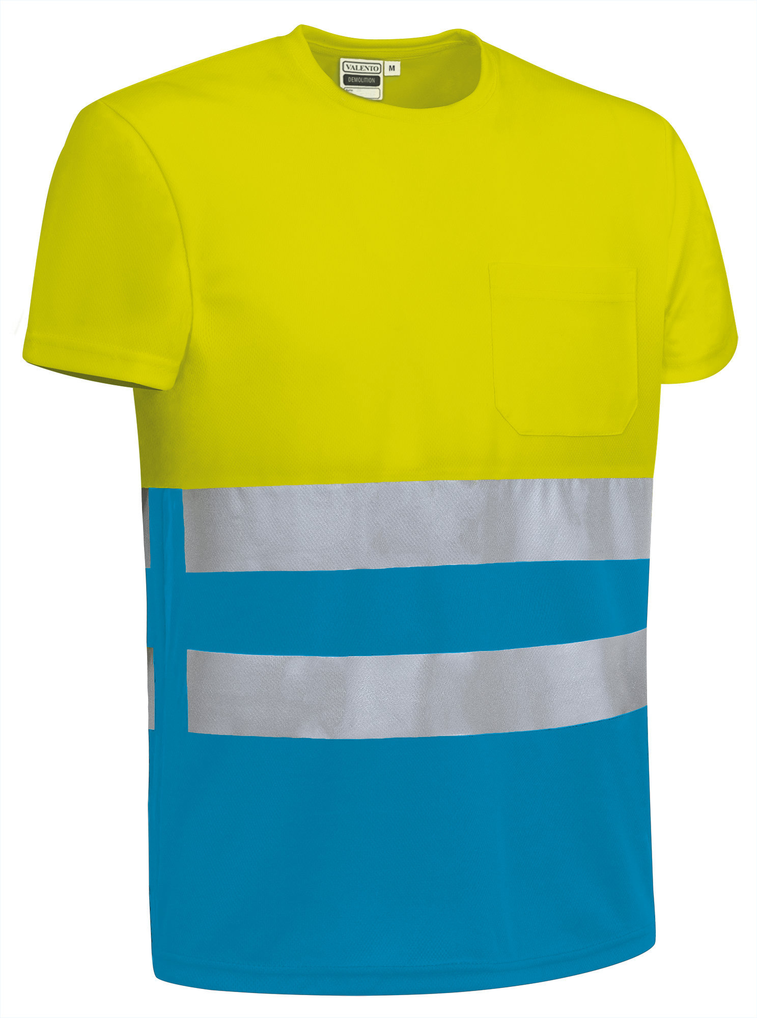T-Shirt Υψηλής Ορατότητας DEMOLITION Valento Fluo Yello