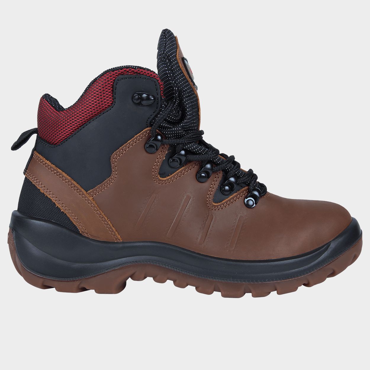 Δερμάτινα παπούτσια MONVISO O2 SRC 60500001 Panda Καφέ