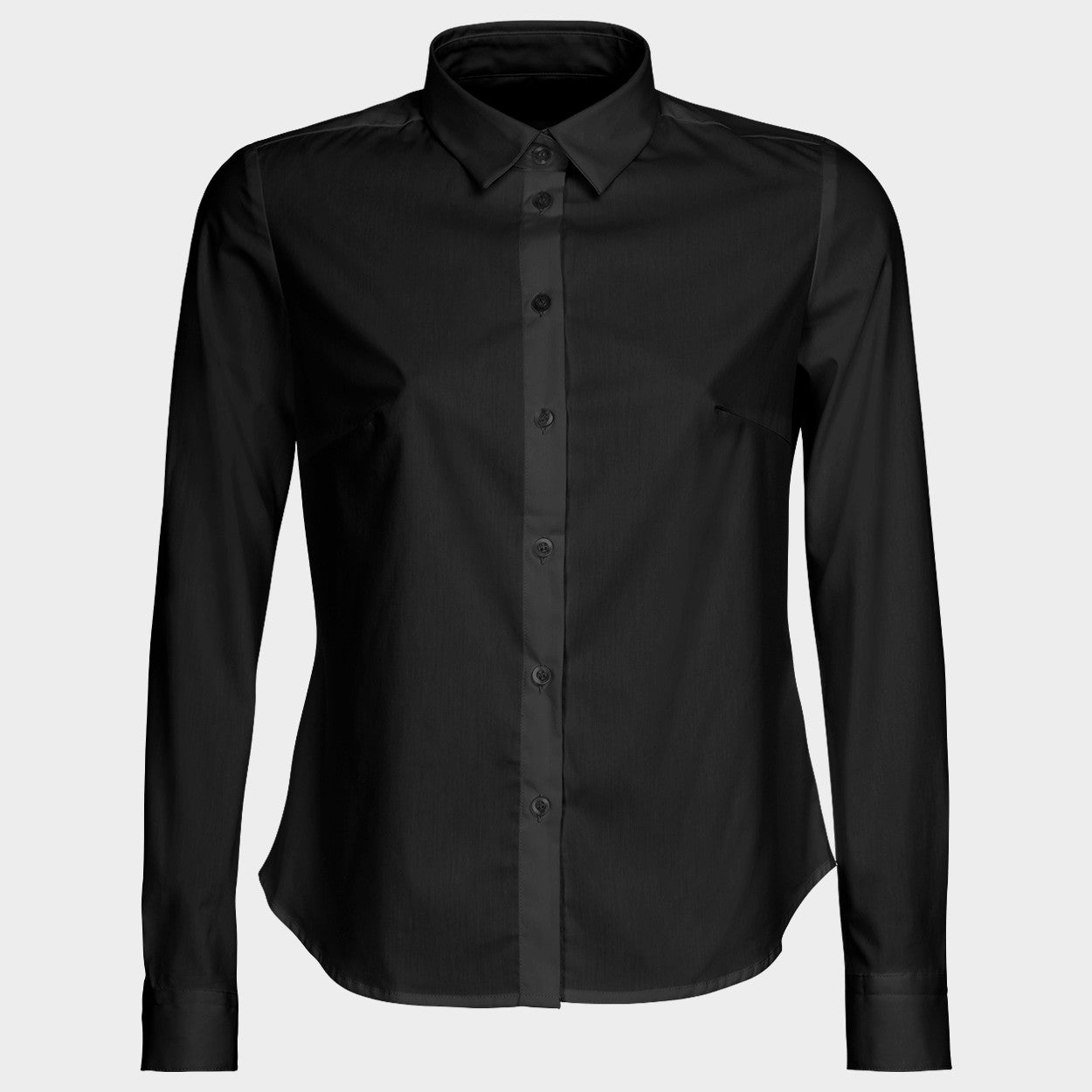 Γυναικείο πουκάμισο VELILLA BLACK 08200315 Μαύρο