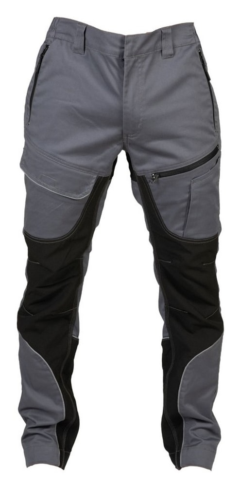 Ανδρικό δίχρωμο παντελόνι εργασίας Salonicco JRC Grey/Black