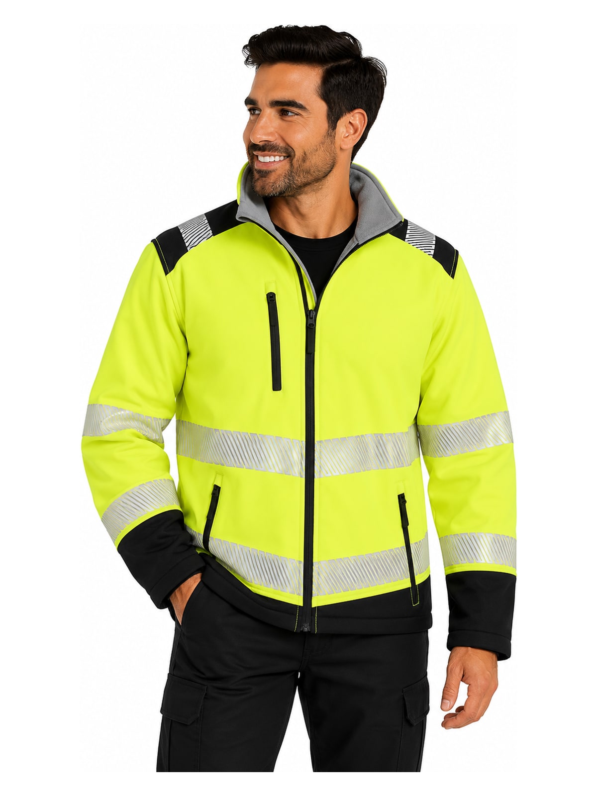 Μπουφάν ασφαλείας Ripstop Softshell Result R476X Fluore