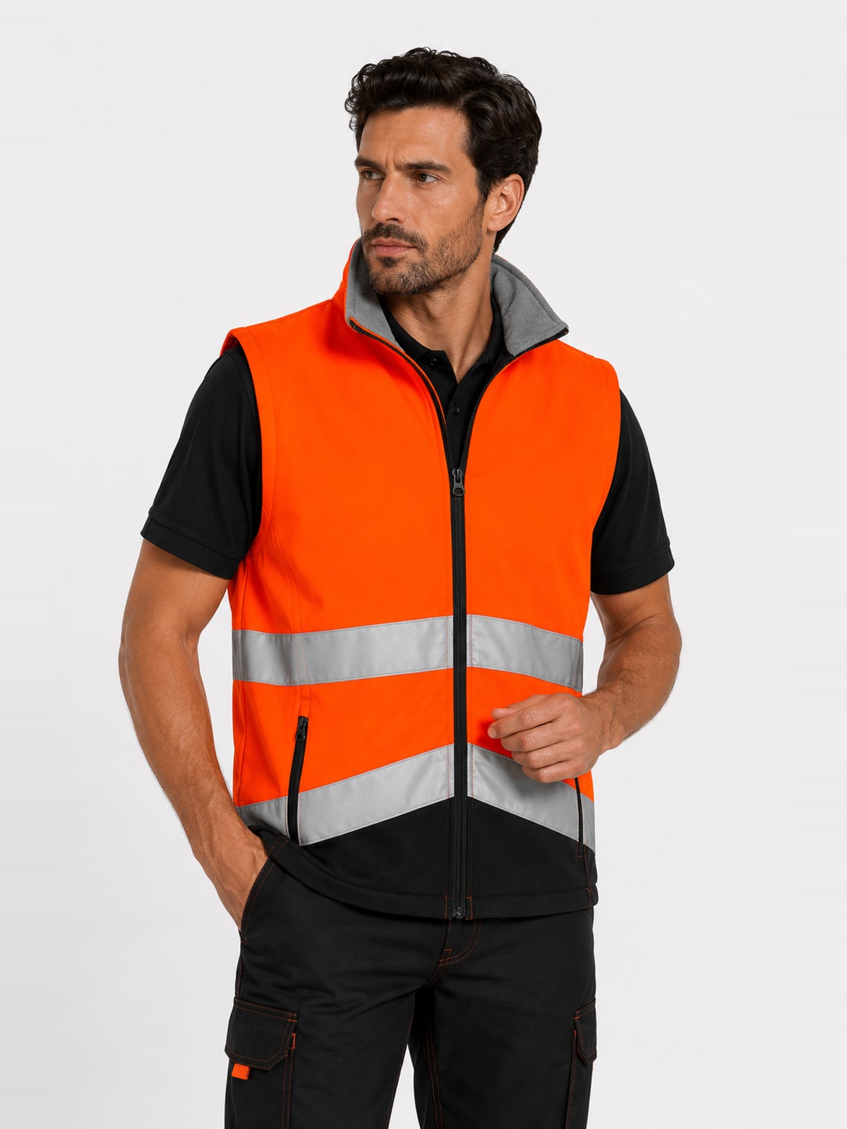 Γιλέκο Ασφαλείας Softshell Result R451X Fluorescent Ora