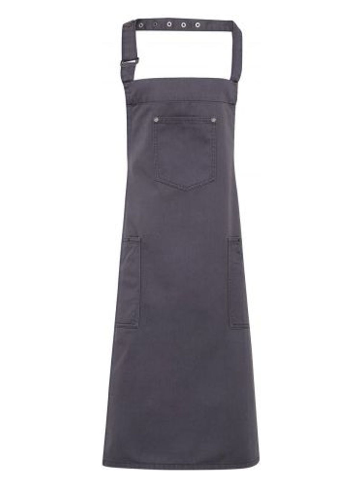 Ποδιά Ολόσωμη με τσέπες Chino Premier PR132 Steel