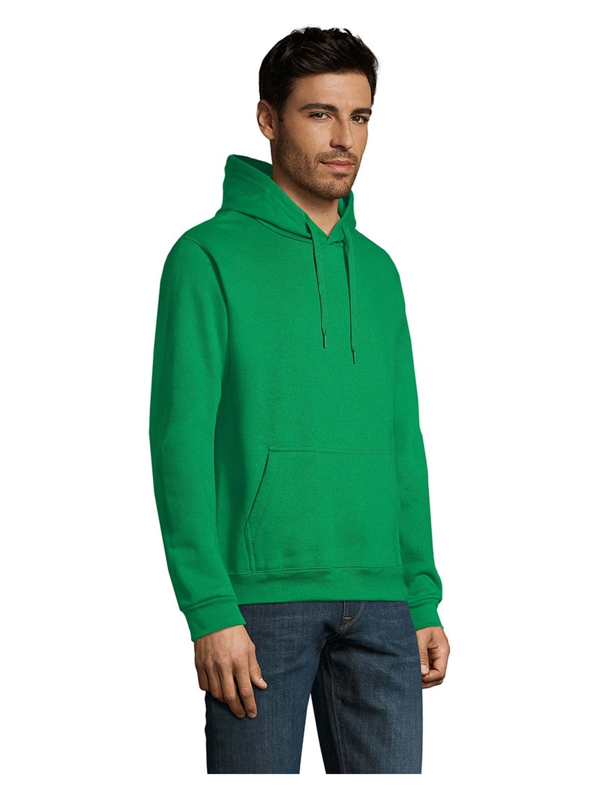 Unisex φούτερ με κουκούλα Snake SOLS 47101 Kelly Green