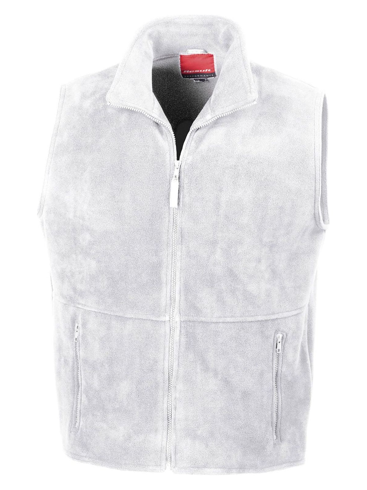 Fleece Bodywarmer Result R037X White