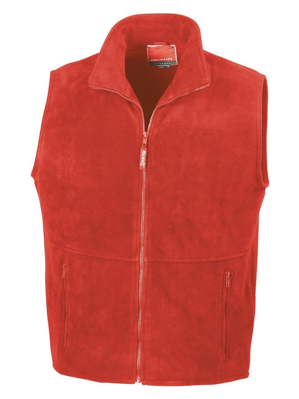 Fleece Bodywarmer Result R037X Red