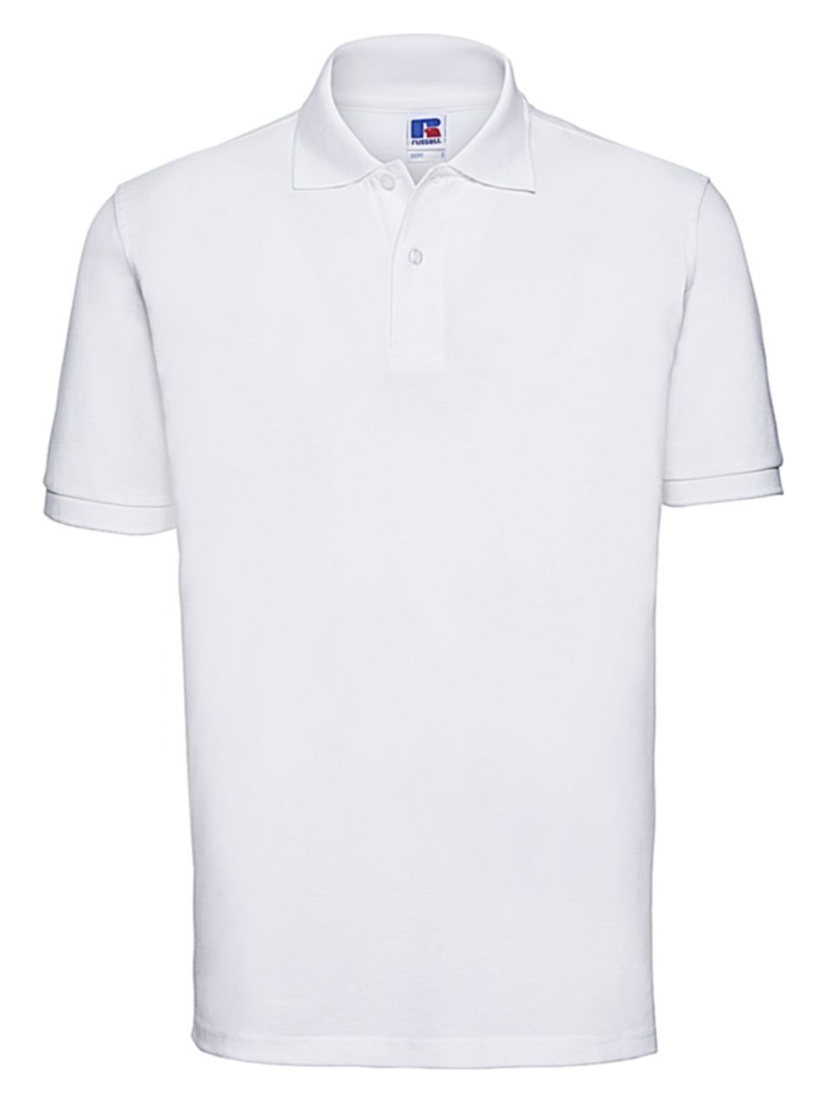Pique Μπλουζάκι Polo Russell R-569M-0 White