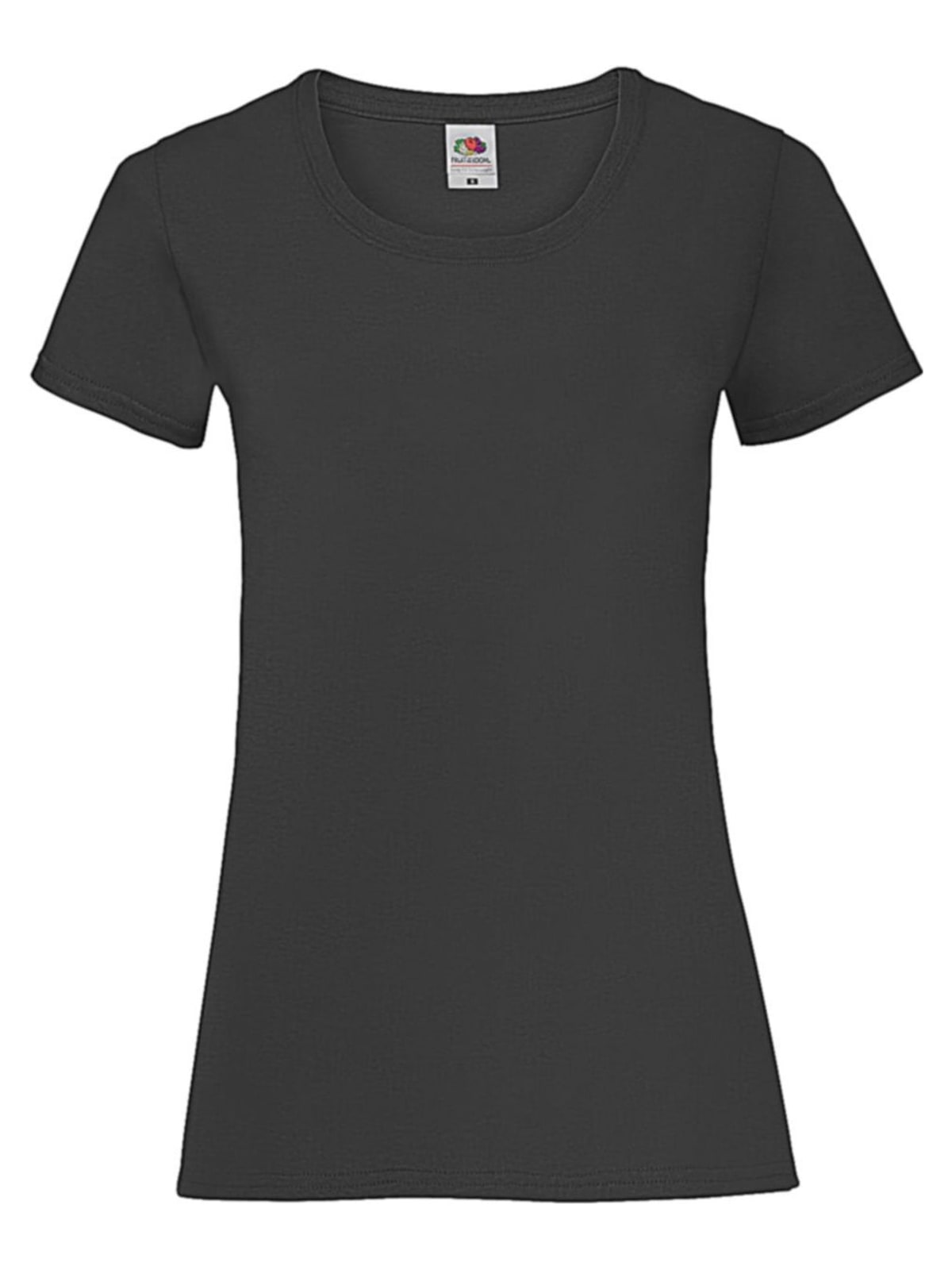 Lady-Fit Valueweight T Fruit of the Loom 61-372-0 Black