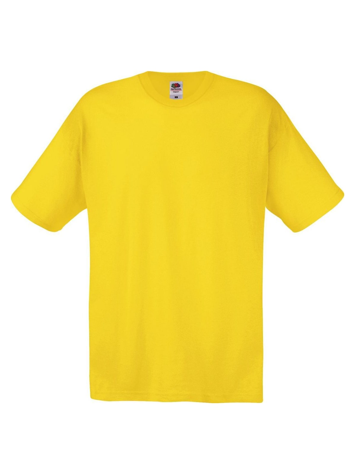 Original T-Shirt Fruit of the Loom 61-082-0 Yellow