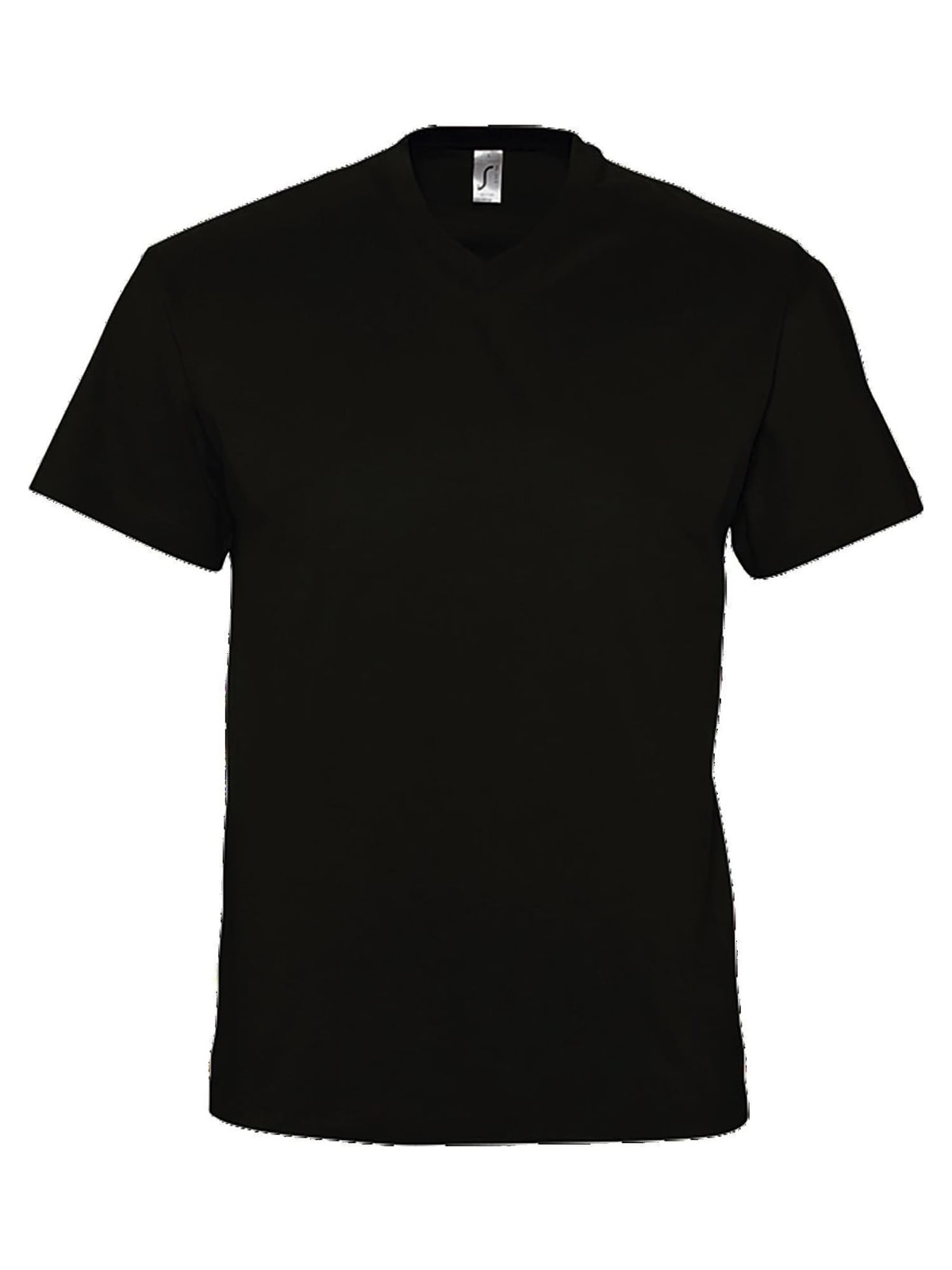 V-Neck T-Shirt Victory SOLS 11150 Deep Black