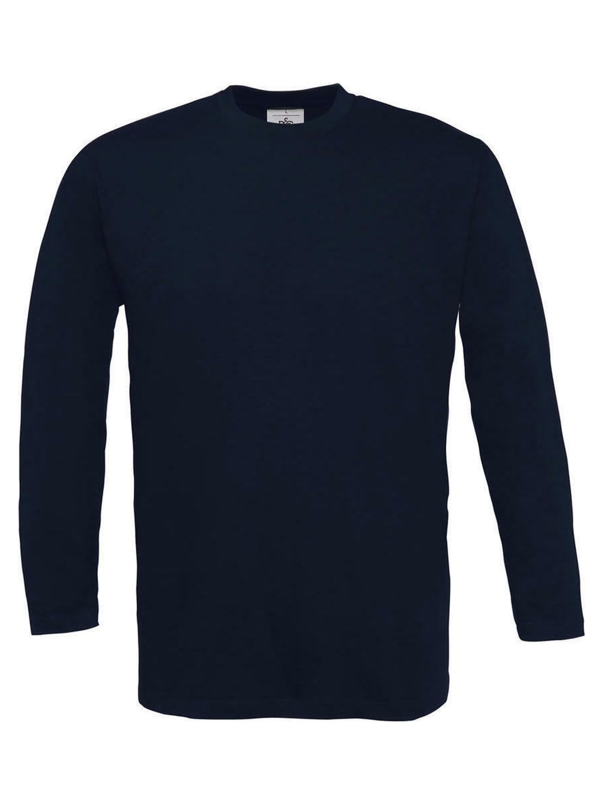 Mακρυμάνικο Ελαφρύ T-Shirt E150 LSL B & C TU05T Navy