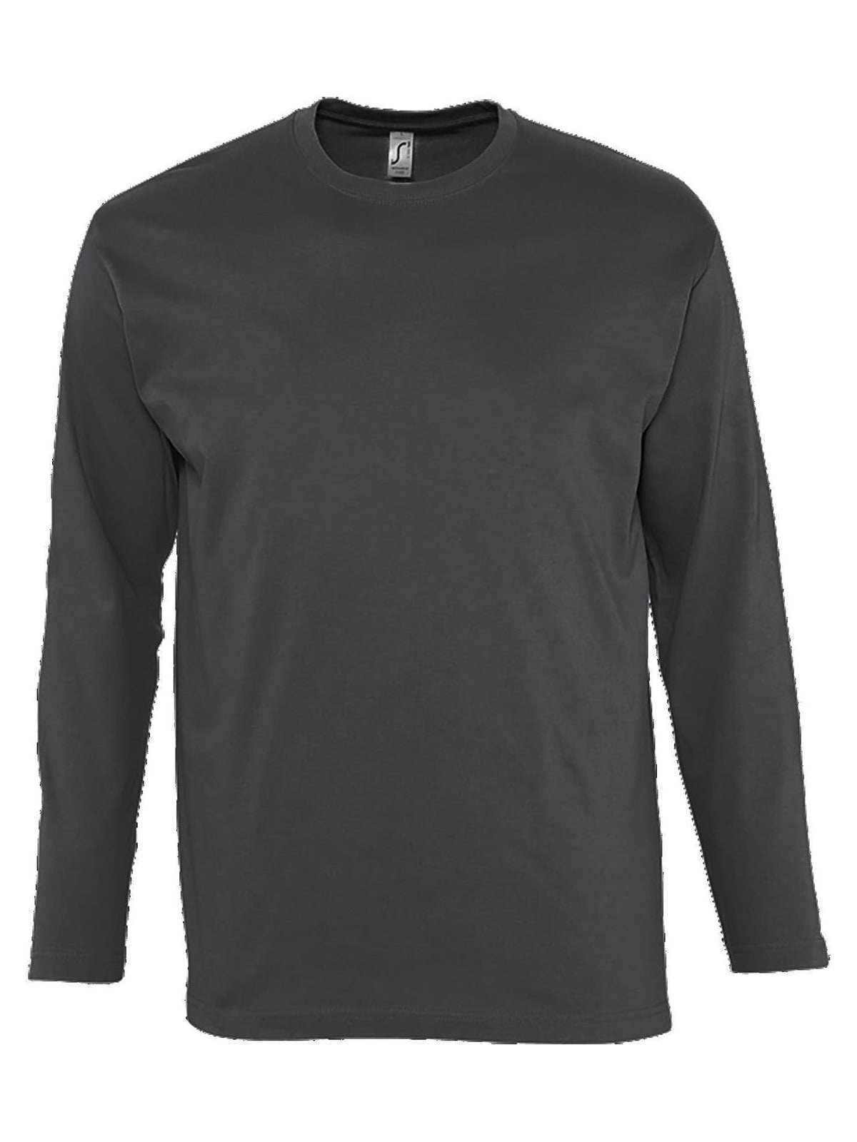 Μακρυμάνικο T-Shirt Monarch SOLS 11420 Dark Grey