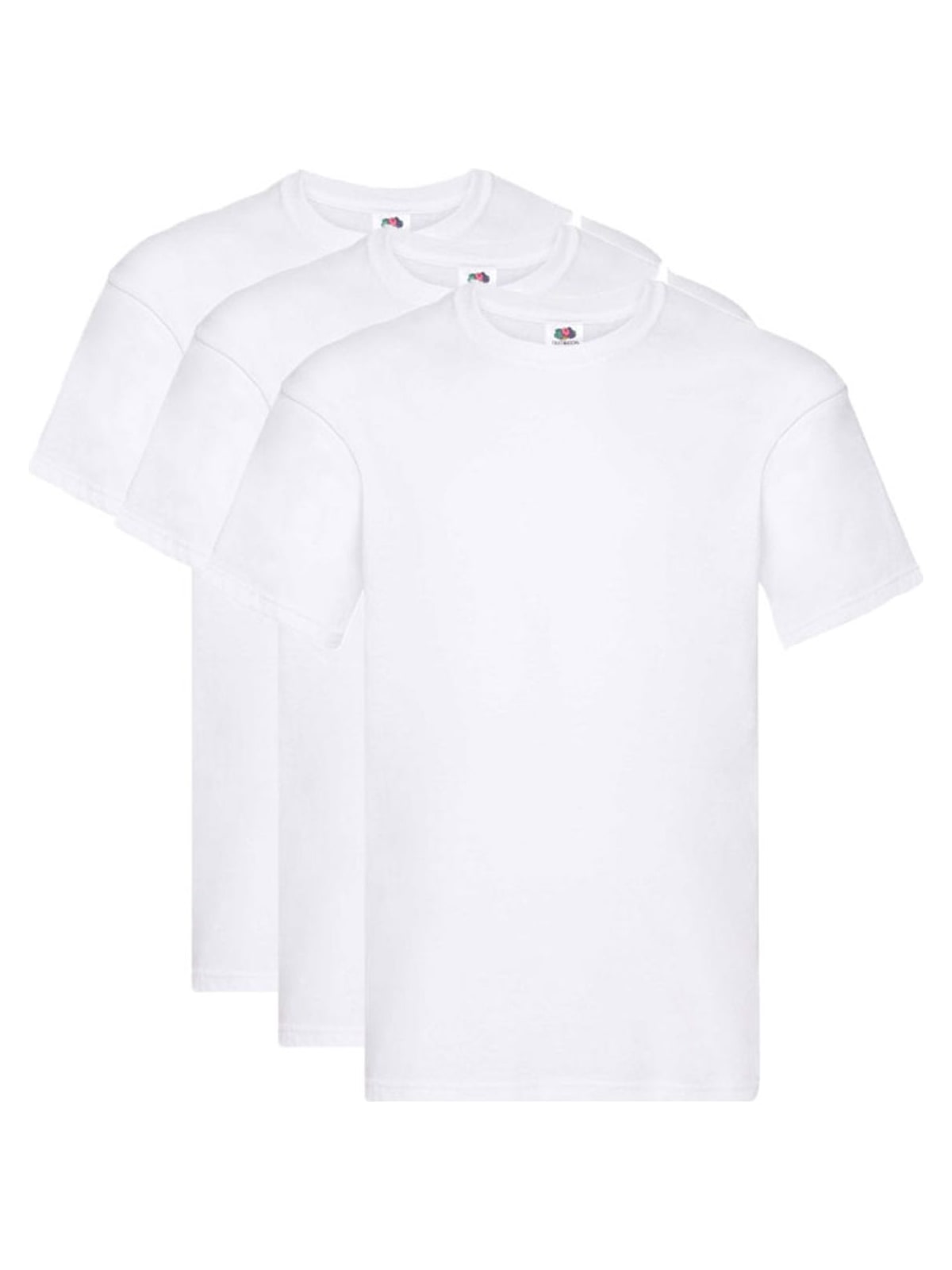 Λευκά Σετ 3 Pack T-Shirt Original Loose fit Fruit of th