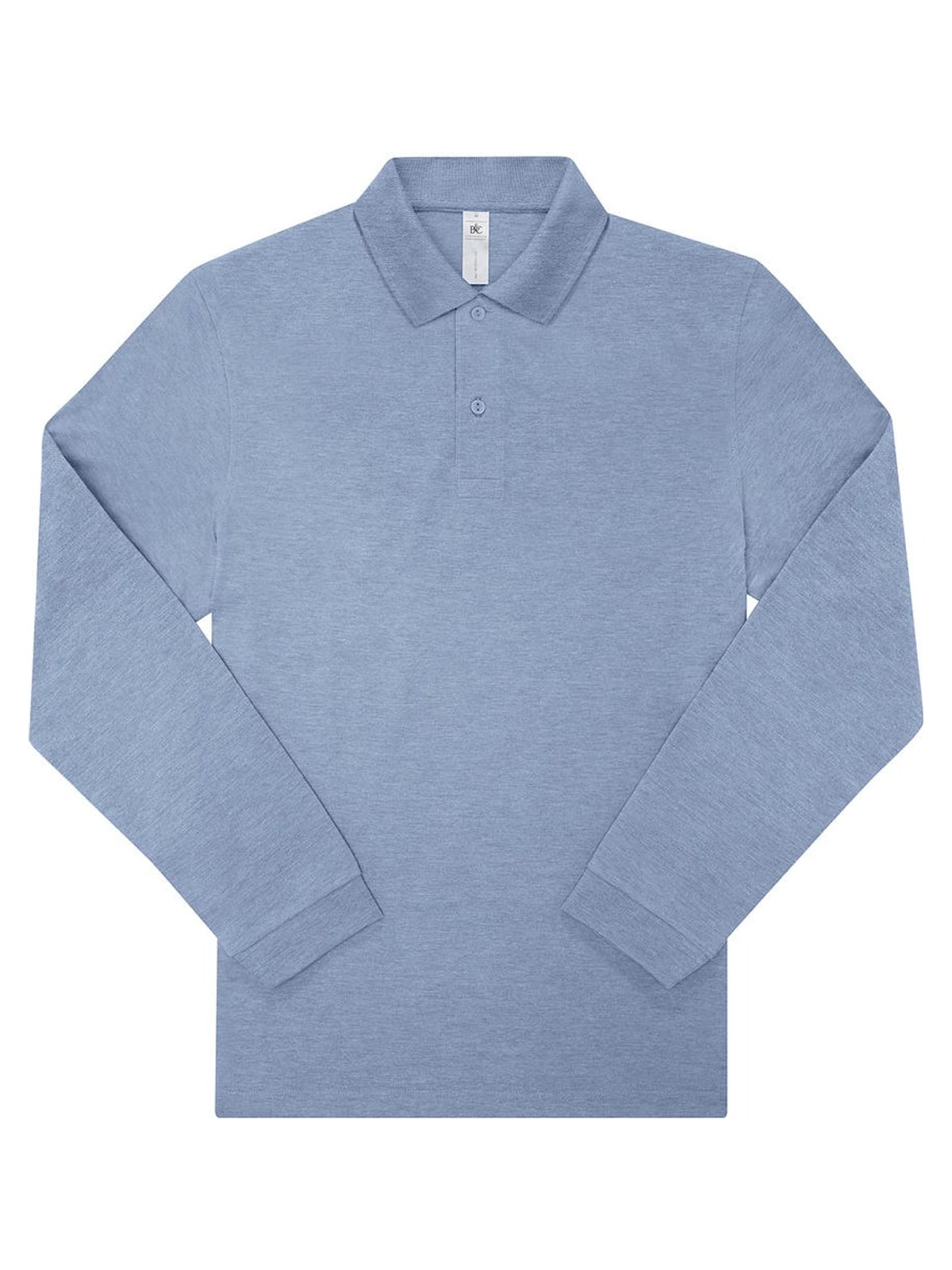 My Polo 210 LSL B & C PU427 Heather Blue