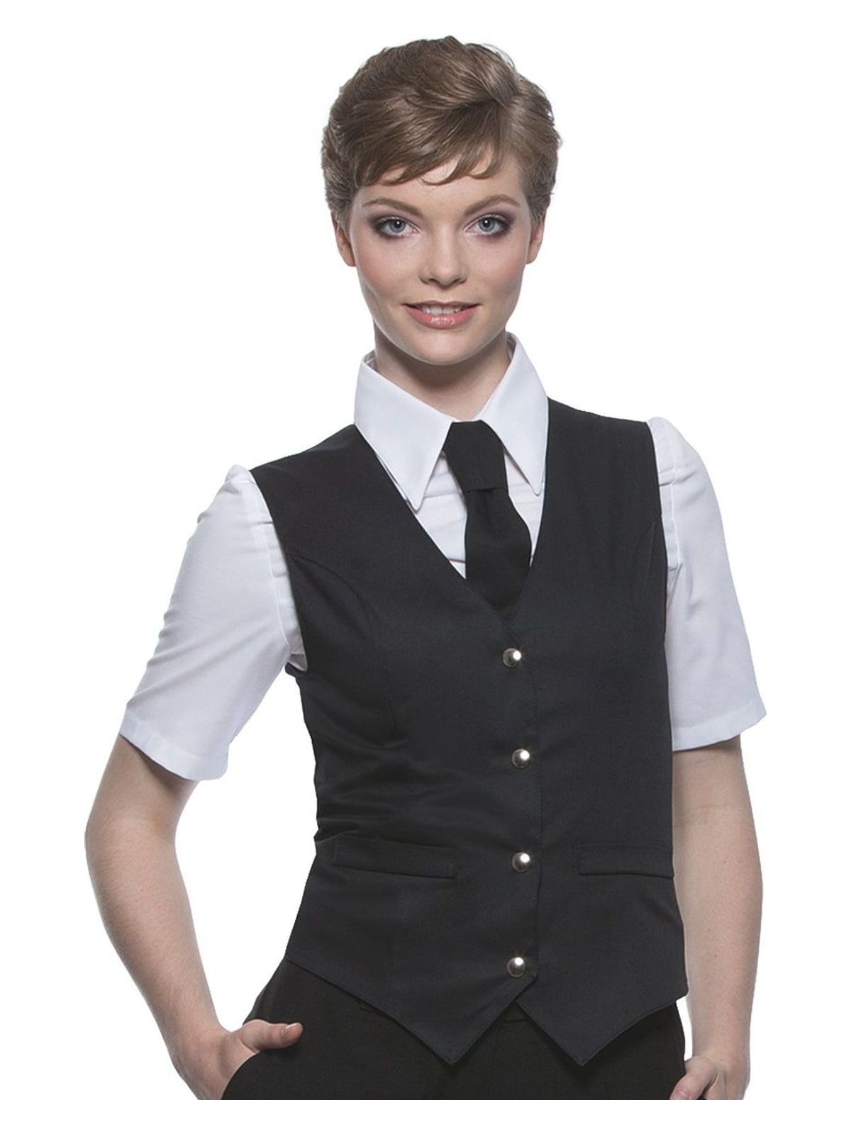 Γιλεκο Σερβιτορας Waistcoat Lena Karlowsky WF 2 Black
