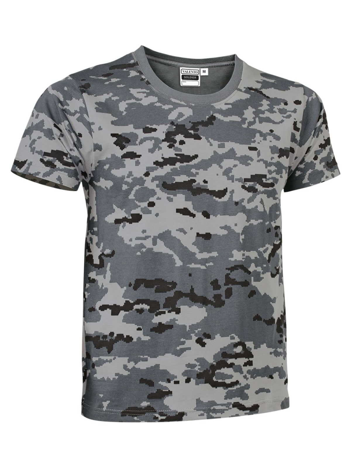 T-shirt SOLDIER Valento CAVASOLGX Pixelated Grey